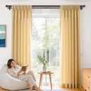 USFOOK 1 Inch Bronze Double Curtain Rods for Windows 66 to 120 Inches (5.5 to 10 Ft), Dual Curtain Rods with End Cap Finials, Telescoping Double Window Rod for Sliding Glass Door