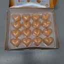 Pumpkin Wax Melts - 16 x 0.176 Ounce Heart Shaped Wax Melts Pumpkin in an Elegant Gift Box