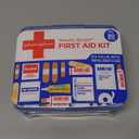 BAND-AID Brand Travel Ready Portable Emergency First Aid Kit for Minor Wound Care, Perfect for Home, Car, Travel, Camping Essentials & Outdoor Emergency Kit, 80 Pieces