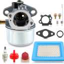 AUTOKAY 799868 Carburetor Replacement for 694202 693909 692648 499617 497586 498254 497314 497347 497410 799872 790821 498255 498966 Carb 4-7 hp Engines with No Choke Carb with Gasket