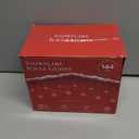 Christmas Snowflake Lights,6.5ft 144LED Window Icicle Lights with 12 Drops,8 Modes Timer Connectable Curtain Light Plug in for Bedroom,Eaves,Wedding,Indoor Outdoor Xmas Decor,Warm White