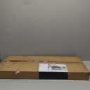 YAMAZAKI Home Freestanding Coat Rack Stand Modern Coat Tree With Wooden Hooks, Standing Coat Hanger For Entryway, Sturdy Weighted Base, Steel, White, Easy Assembly, 70"