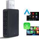 YNF Wireless Carplay/Android Auto 2-in-1 Adapter, Plug and Play Low Latency Mini VersionStable Connect Plug & Play for iOS 10+ & Cars from 2016+