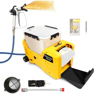 Cordless Paint Spraying Gun Compatible with Dewalt 20V Battery,Quickly Shot Spraying 800W Brushless 3600PSI High Airless Sprayer for 360° Full & High Reaching Paint(Tool Only)