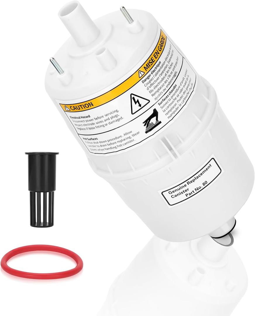 80 Steam Canister Replacement for Steam Humidifier Canister Model 800 & 865for Aprilaire 800 Replacement Canister with O-Ring for Leak-Proof Seal,800 Canister,80 Canister