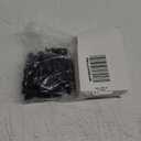 Misting Nozzles Kit Include Water Misting Tees Thread 1/4 Inch and Brass Orifice Nozzle with Black Plug for Outdoor Spray Cooling System(72 Pieces)