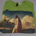 Jesus Christ Walking on Water Christian Bible Graphic Tees T-Shirt Large