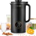35oz Nut Milk Maker Machine, 8 in 1 Automatic Nut Milk Maker with 8 Blades, 800W Soy Milk Maker for Homemade Oat Milk, Juice, Almond Milk Maker with 12H Delay Start, Boil Water,Keep Warm&Auto Clean
