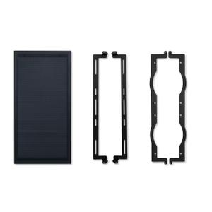 Lian Li Front Mesh Kit for O11D EVO RGB-Aluminum fine mesh Panel Upgrades Airflow-Adjustable Front Fan mounting Brackets Supports up to 3X 120mm or 2X 140mm or 2X 160mm-Black (O11DERGB-4X)