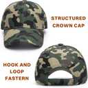 Structured Baseball Hats for Men Women Breathable Washed Cotton Baseball Caps Adjustable Golf Dad Hat for Wide Occasion, M-L