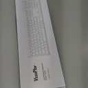 Wireless Keyboard and Mouse, Vssoplor 2.4GHz Rechargeable Compact Quiet FullSize Keyboard and Mouse Combo with Nano USB Receiver for Windows, Laptop, PC, NotebookBlack