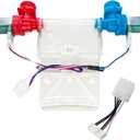 W11101906 W11210463 Washer Water Inlet Valve, Replaces For W10701461 W10883458 W10869803 W11038696 AP6329219, Compatible with Whirlpool Amana Crosley Maytag