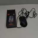 Redragon M612 Predator RGB Gaming Mouse, 8000 DPI Wired Optical Mouse with 11 Programmable Buttons & 5 Backlit Modes, Software Supports DIY Keybinds Rapid Fire Button (Black)