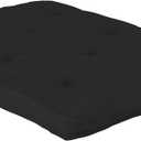 DHP Eve 6 Inch Thermobonded High Density Polyester Fill Futon Mattress, 6 in, Black