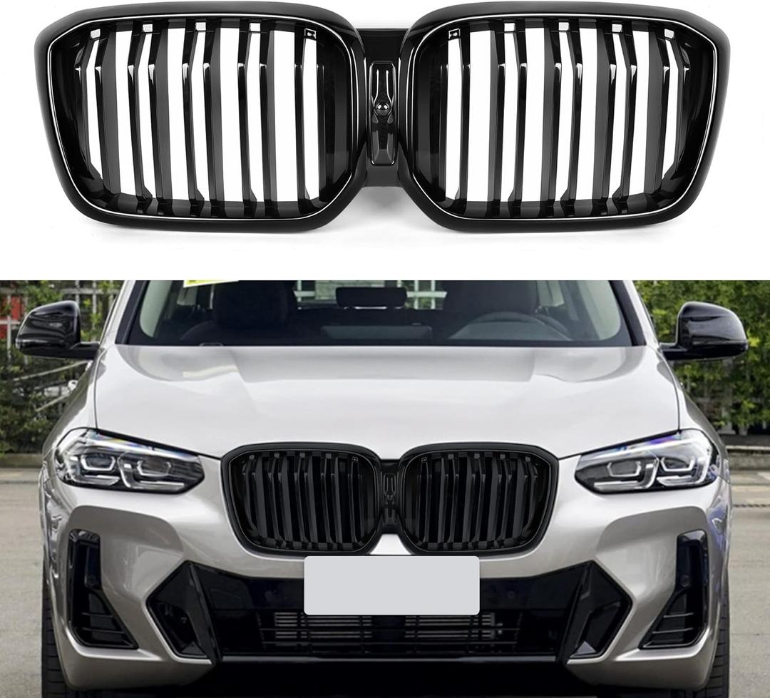 G01 Front Grill/Grilles Kidney Grill Replacement for BMW X3 Series G01 2022-IN 1 Pair/Set