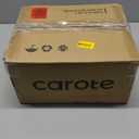 CAROTE 19pcs Pots and Pans Non Stick, Cookware Sets Detachable Handle, Induction Kitchen Pots and Pans,NonStick Cooking Set, Oven/Dishwasher/Fridge Safe, Space Saving (Cream White)