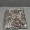 LOCHAS Luxury Shag Area Rug 2x6 Feet Geometric Plush Fluffy Rugs, Extra Soft Carpet Moroccan Rugs for Bedroom Living Room Dorm Kids, High Pile Shaggy Floor Rug Decor, Brown/Beige