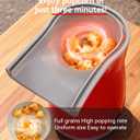 5.0Health Upgrade - Popcorn Machine,Butter Melter.3-Minute Quick Po Pcorn Popcorn maker,Oil-Free And EasyTo Clean. Air Popcorn Machine - Perfect For Family Movie Nights And Kids' Parties,Bright red