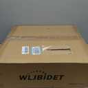 WLJBIDET Square Bidet Seat for Rectangle Toilets, Electric Heated Toilet Seat, Adjustable Air Dryer and Warm Water, Front and Rear Wash, 110V-120V Only