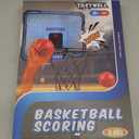 TREYWELL Indoor Basketball Hoop Boys Gifts for Teens and Adults Door Room Basketball Hoop Mini Hoop with Electronic Scoreboard, 3 Balls and Batteries Basketball Toys for 8 9 10 11 12