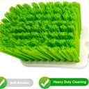 2 Pack Car Wash Brush, Tire Brush for Cleaning Tires, Soft & Stiff Bristle Wheel Cleaner, Car Cleaning Supplies for Wheels, Rims, Carpet, Truck, SUV, Moto, RV, Motorcycle