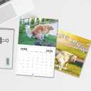 2026 Pooping Dogs Calendar Funny Dog Calendar Monthly Wall Calender 12 Month for Home Office Funny Swear Gag White Elephant Gift