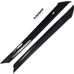 Door Pillar Trim Molding Window Trim Left & Right Front Windshield Side Garnish Outer Pillar Fit for Ford Explorer2020-2025 OE: LB5Z-7803145-AA LB5Z-7803144-AA