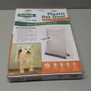 PetSafe Plastic Pet Door - Easy Install for Wood, PVC Metal & Paneled Doors - Rust-Free Plastic Frame - Flap Dimensions 8 1/4" W x 12 1/4" H - for Medium Dogs Weighing Up to 40 lb