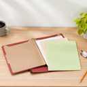 Amazon Basics Classification Folder with Prongs, Pressboard, 2 Dividers, 2-Inch Expansion, Letter Size, Red, Pack of 10, for Organizing Documents