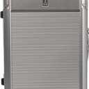 Travelpro Platinum Elite Hardside Expandable Checked Luggage, 8 Wheel Spinner, TSA Lock, Hard Shell Polycarbonate Suitcase, Metallic Sand, Checked Medium 25-Inch