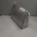 Clear Acrylic Single Pocket, Plastic Hanging Wall Mount File Holder for Office Home (Gray, 6 Pack)