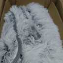 Dogs/Cats Bed Mats, Dog Pad Washable Removable Couch Cover with Anti-Slip Back, Plush Long Fur Mat, Perfect for Small, Medium and Large Dogs.(Magic Gray, 30"x70")