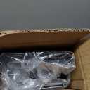 Adjustable Fireplace Hood - 28-48 Inch Heat Deflector Shield for Mantel Protection, Wall Mounted Fireplace Smoke Guard (4 Inch)