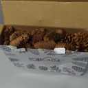 JOHOUSE 50PCS Large Natural Pinecone Ornaments, Pine Cones for Crafts, Pinecone Ornaments for Christmas Tree, Wreath Making, Winter Christmas Bowl Fillers, Winter Vase Filler