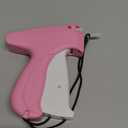 Stitch Gun for Clothing, Stitchy Gun Quick Clothes Fixer, Dress Tagging Gun-Includes 2,000 Black Fasteners & 2,000 White Fasteners & 6 Needles (Rose Red/White)