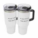 2 Pcs 40 oz Stainless Steel Tumbler with Handle