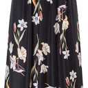 GRACE KARIN Women Strapless Dress Casual Loose Ruched Long Maxi Dress with Pockets (Floral Black)