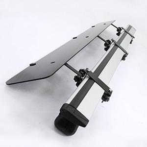 Roof Top Rack Noise Reducer Wind Fairing with Cross Bars Mount Rooftop Carrier Air Deflector 43" Universal Aerodynamic Windshield Fairing Completed Kit