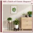 10 Inch Wooden Plant Stand Indoor Chinese Fishbowl Planter Display Stand Wooden Planter Stands Asian Vase Pot Stands for Indoor Vase Flower Pot Fishbowl Oriental Style (10 Inch)