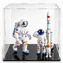 Yungyan 1 Pack Clear Self-Assembly Acrylic Display Case Transparent Dust Proof Protection Showcase for Figurine Collectibles Figures Basketball (6 x 6 x 6 Inch)