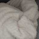 Whale Flotilla King Size Fuzzy Fleece Blanket for Bed, 90x104 Inch Fluffy Warm Soft Jacquard Blankets for All Season, Lightweight and Cozy, Ivory