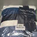 Nautica - Blanket, Ultra-Soft Plush Fleece Blanket for Bed or Couch, Lightweight Micro Flannel Throw Blanket for Year Round Comfort (Awning Stripe Blue, 50" x 60")