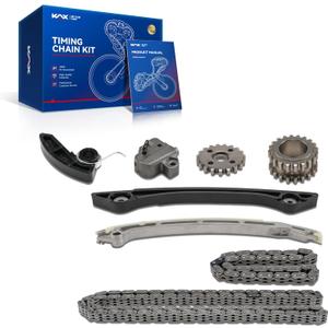KAX Timing Chain Kit for Ford Escape 2013-2019, Fusion 2013-2020, Edge 2012-2018, Explorer 2012-2019, Lincoln MKC 2015-2019, MKZ 2013-2020, Mustang 2015-2019, Focus 2013-2018 2.0L, OE# 9-0744SA 9-5514