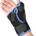 VELPEAU Carpal Tunnel Wrist Brace with Thumb Stabilizer Night Support, Completely Stabilizes Wrist Thumb Joint, Pain Relief for Tendonitis, De Quervain's Tenosynovitis, Arthritis(Short, Right Hand, S) (Small(Pack of 1))