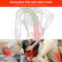 Red Light Therapy Pad for Body Back Knee Shoulder Hands Feet Portable 660nm 850nm Home Use 3 Chips in 1 Infrared Light Heating Wrap Belt Gift for Women Men (Corded)