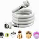 Portable washing machine hose, Used for washing machine water supply linefaucet adapter for portable washer,washing machine hoses 6ft