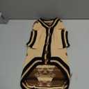 EXPAWLORER Cat Sweater Cardigan - Stylish Knit Cat Clothes, Soft Puppy Sweater with Sleeve, Cute Warm Pet Clothing Knitwear, Fall Winter Kitten Coat for Girl Boy Cats, Bear Large