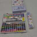 Caliart 128 Colors Watercolor Paint Set Portable, for Adults Artists Professionals Beginners, Art Supplies Watercolor Painting Kit Sketch Coloring Drawing Christmas Gifts