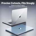 Soonjet Compatible with MacBook Air 13 inch Case, Crystal Clear Shell, Fits 2026-2022 M5/M4/M3/M2,A3449 A3240 A3113 A2681, Color-Matched Transparent Design for MacBook Air 13.6 inch