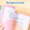 Forvencer 8 Count Dividers with Two Pockets, 8 tabs Binder Dividers for 3 Ring Binder Organizer, Binder Divider with Tabs for School Office and Home, 1 Set